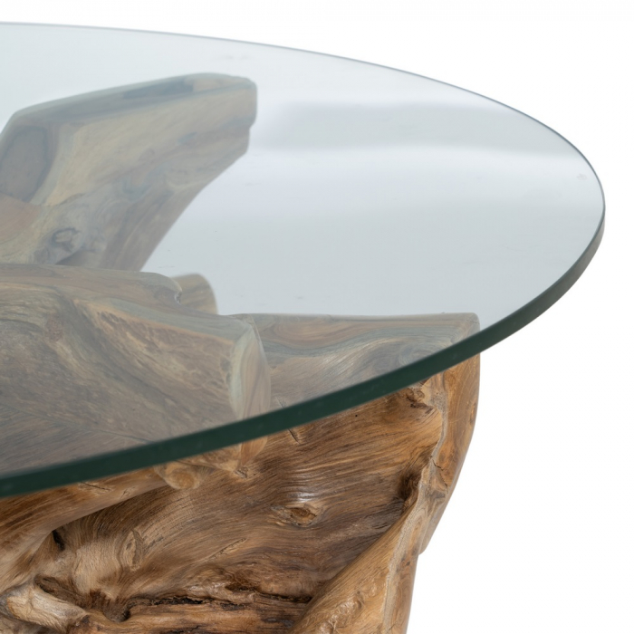 Masa tec sticla decor moderna living [3]