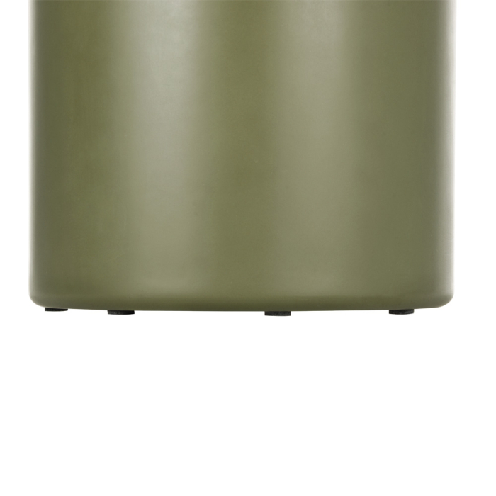 Masă rotundă de dining din MDF vopsit verde olive [6]