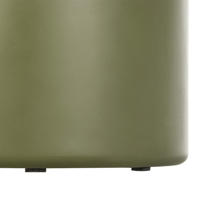 Masă rotundă de dining din MDF vopsit verde olive [7]