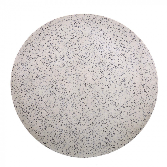 Masă About terrazzo negru – terrazzo și fier forjat negru [4]