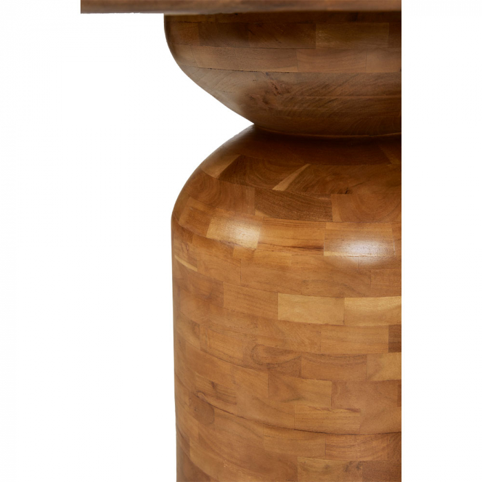 Masă rotundă lemn masiv acacia Cupola [3]