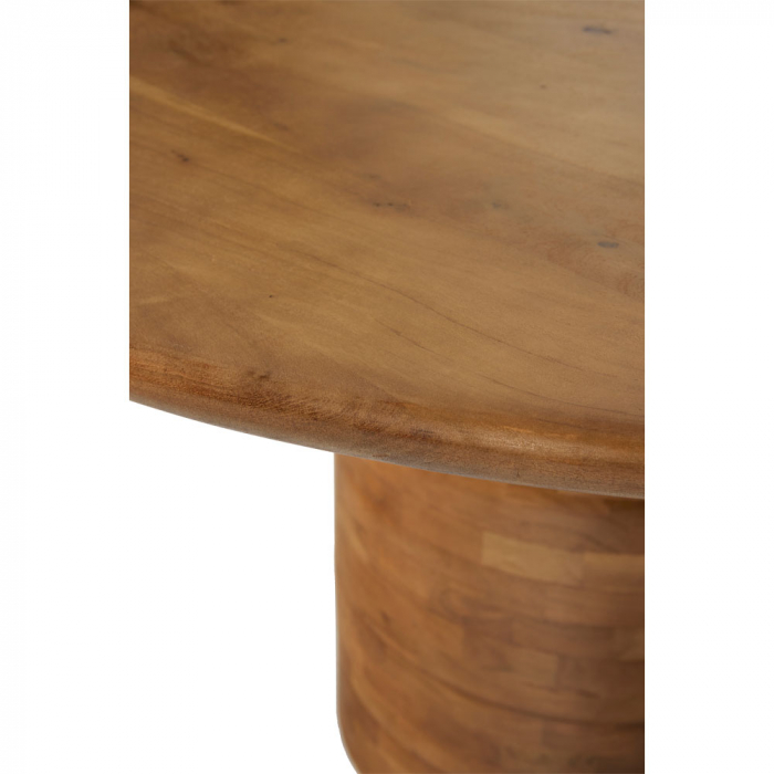 Masă rotundă lemn masiv acacia Cupola [6]