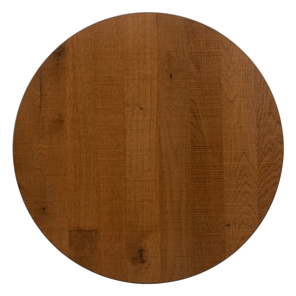 Masa Rotunda Elise, Maro Negru, MDF Metal, 60 CM - CreativDeco.ro [3]
