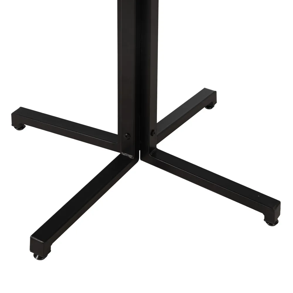 Masa Rotunda Elise, Maro Negru, MDF Metal, 60 CM - CreativDeco.ro [7]