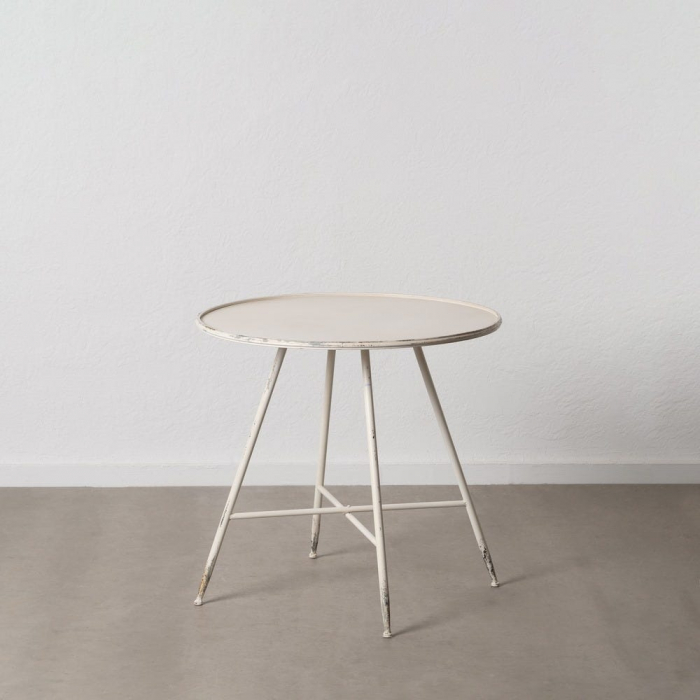 masa rotunda metal crem vintage [1]