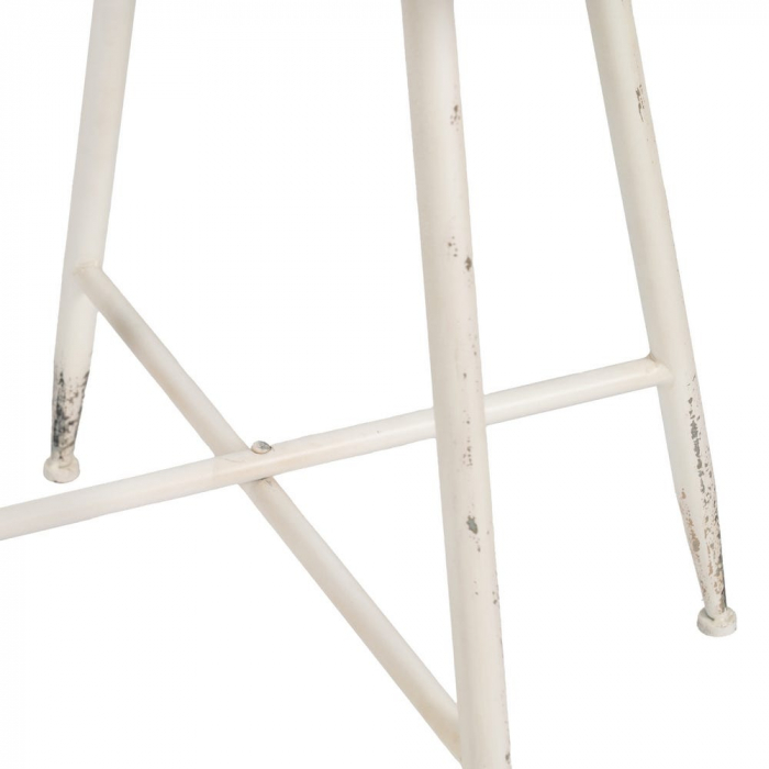 masa rotunda metal crem vintage [6]