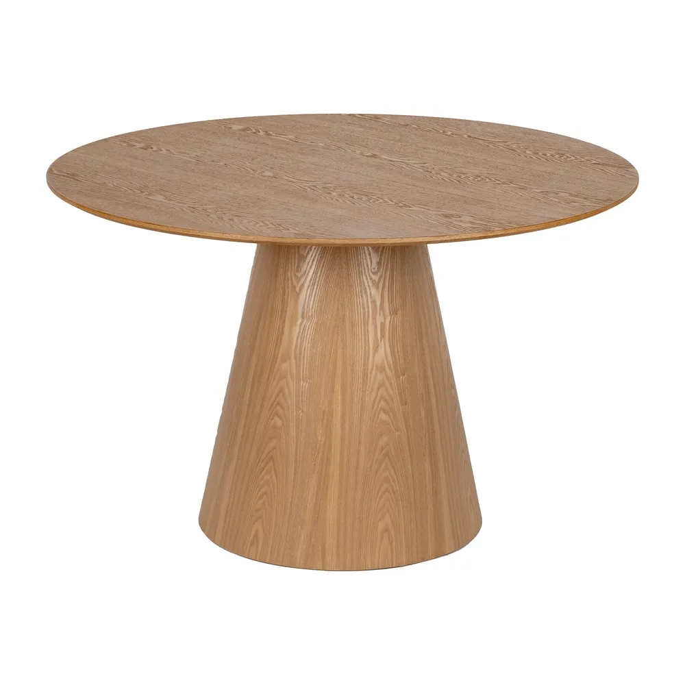 Masa rotunda MDF finisaj natural lemn|Mese rotunde moderne din MDF de calitate [2]