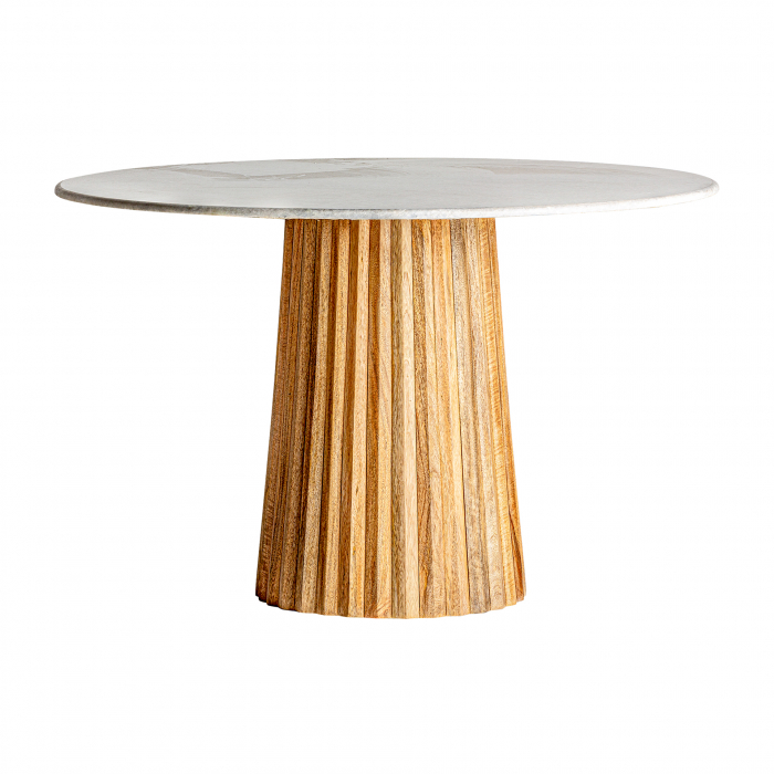 Masa sufragerie Art Deco lemn marmura|Mese elegante dining [2]