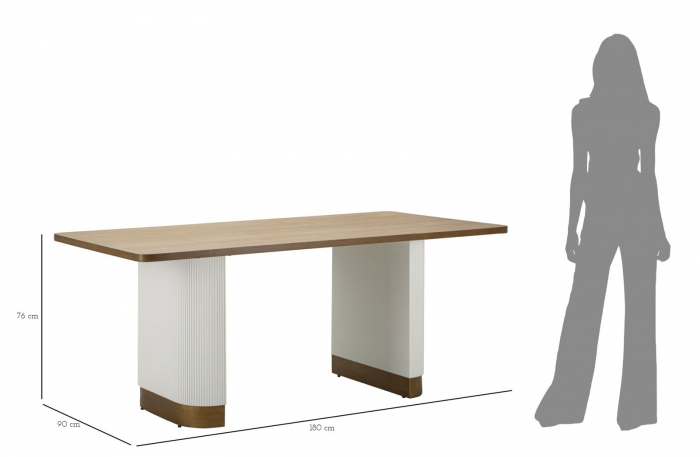 Masa sufragerie Tolosa 8 persoane design deosebit CreativDeco [9]