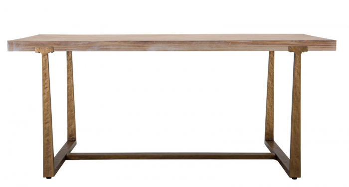 Masa sufragerie vintage 8 persoane blat masiv rustic CreativDeco [2]