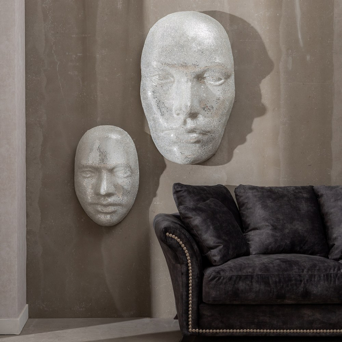 Masca decorativa fibra sticla alb artistica [2]