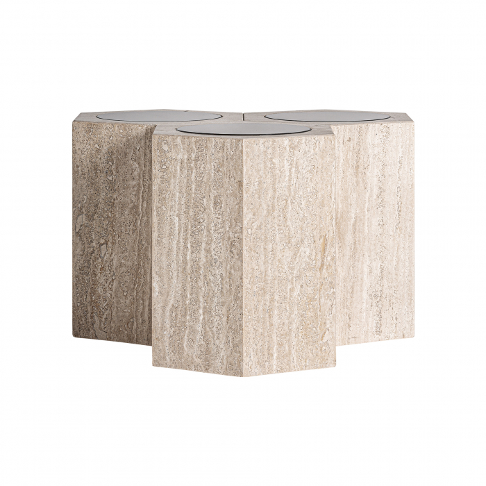 Masuta Art Deco travertin|Masute elegante premium [1]