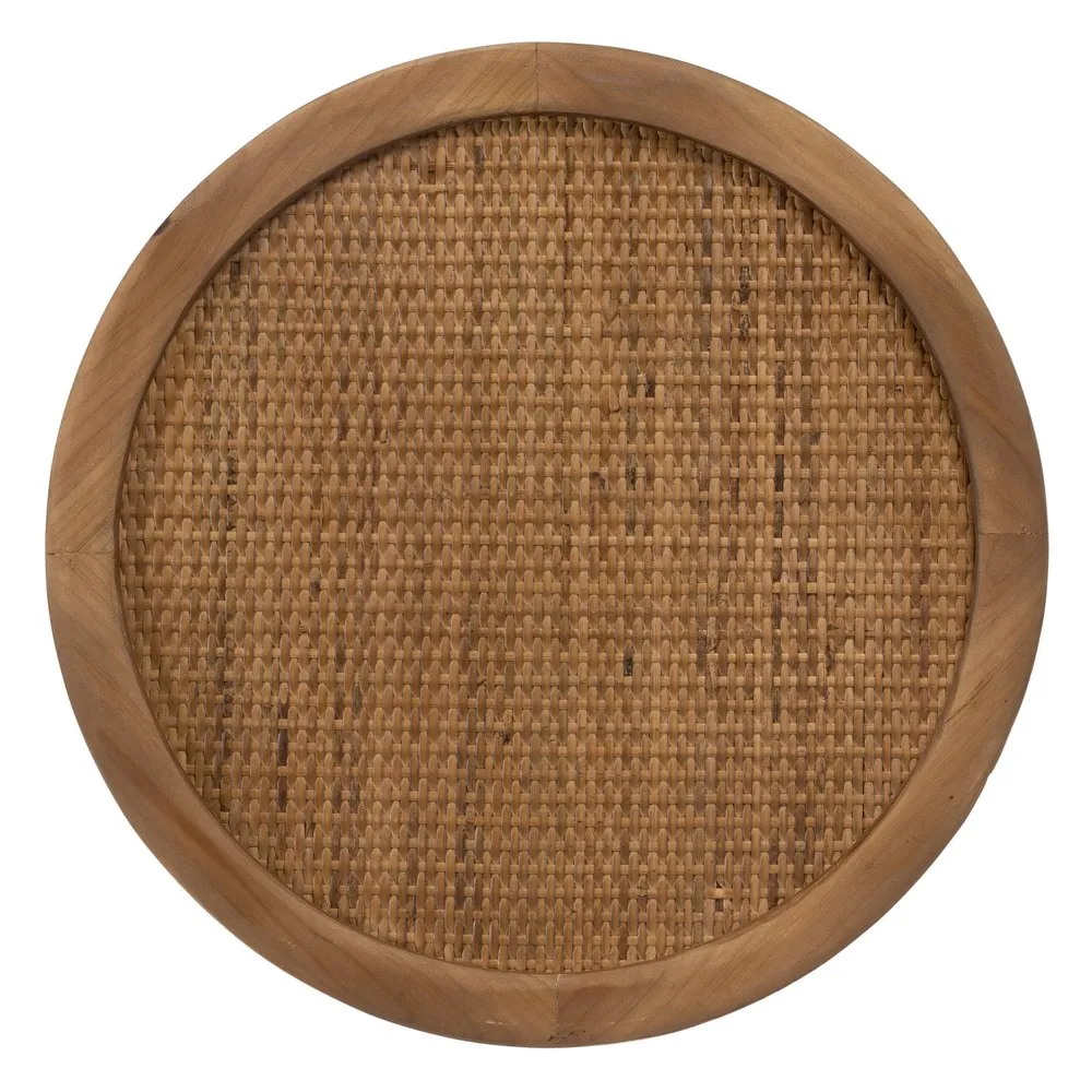 Masuta auxiliara, metal lemn, negru natural - CreativDeco.ro [6]