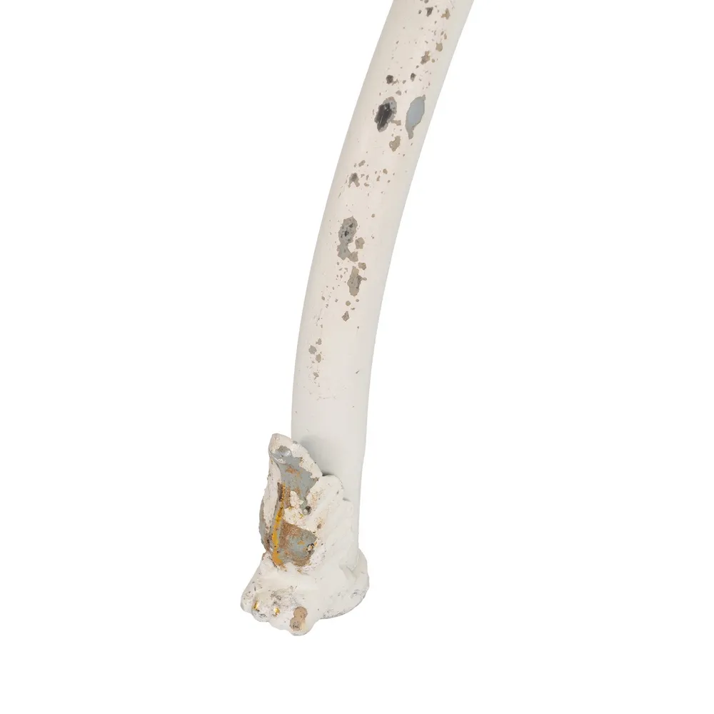 Măsuță metal crem, decor shabby chic [8]