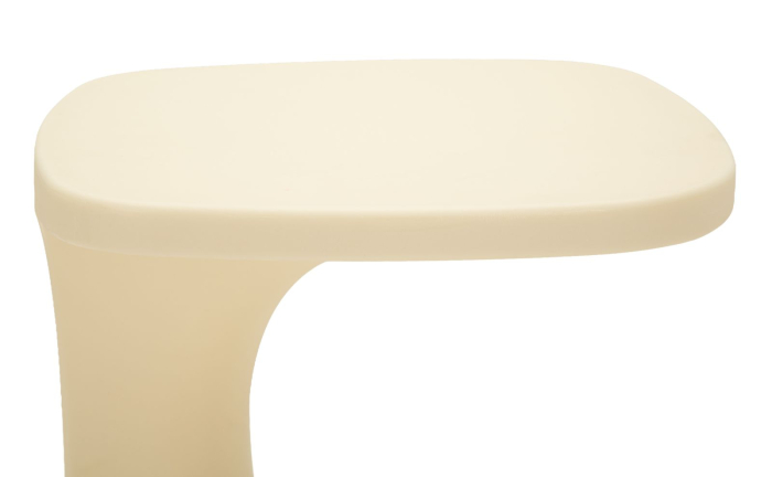 Masuta auxiliara plastic alb design arcuit 42x42x52 cm [4]