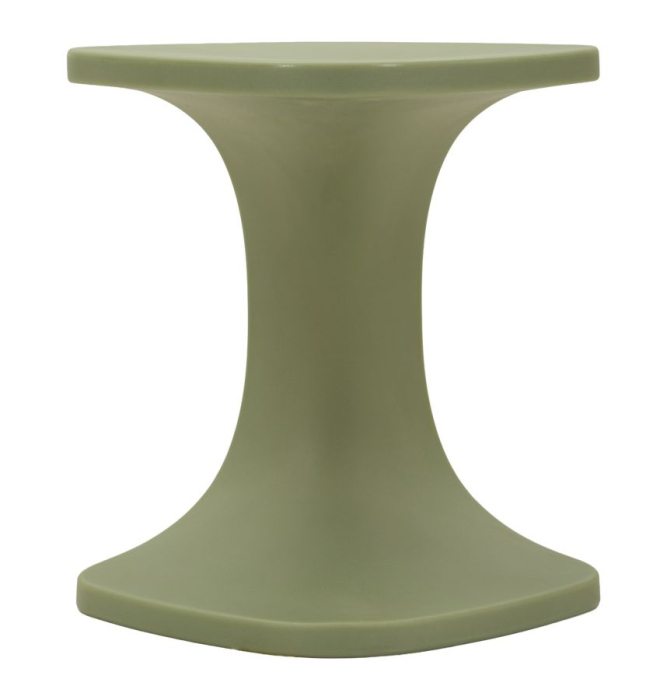 Masuta auxiliara plastic verde salvie arcuit 42x42x52 cm [2]