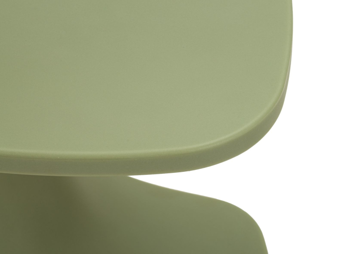 Masuta auxiliara plastic verde salvie arcuit 42x42x52 cm [4]