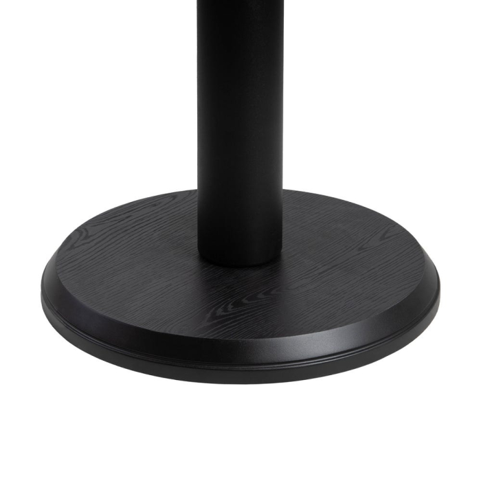Măsuță înaltă rotundă din MDF și metal antracit [4]