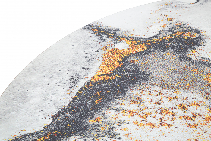 Masuta cafea Abstract Top B, metal/MDF, auriu/multicolor [5]