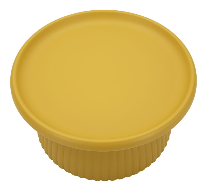 Masuta cafea rotunda plastic mustar 70x35 cm [2]