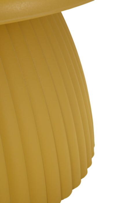 Masuta cafea rotunda plastic mustar 70x35 cm [4]