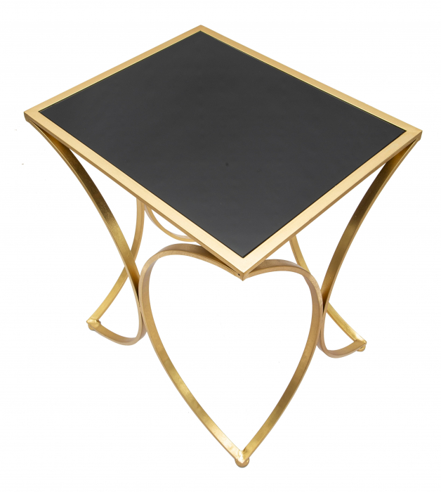 Masuta consola Infinity, auriu/negru [6]