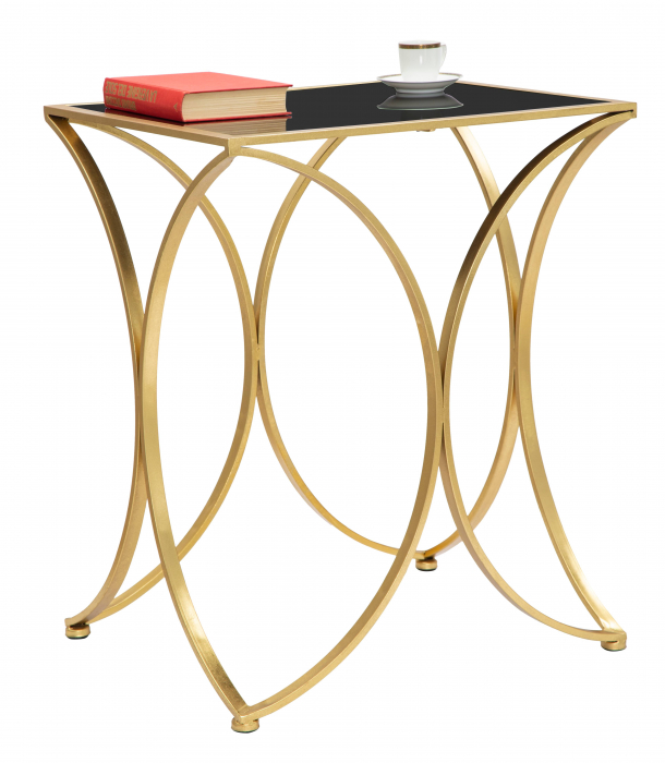 Masuta consola Infinity, auriu/negru [8]