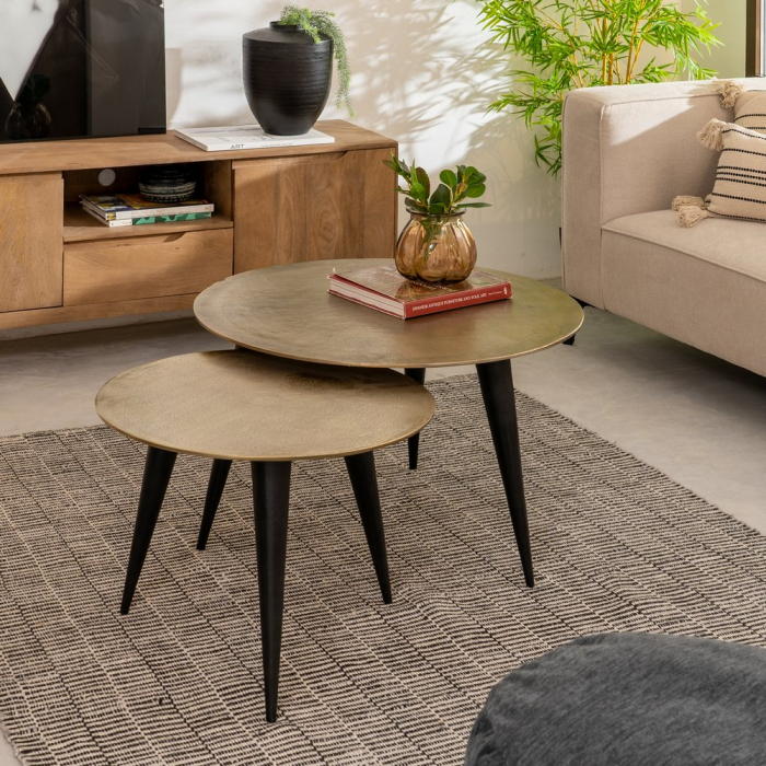 Masuta Cafea Glam Aurie CreativDeco - Decor Modern Lux [2]