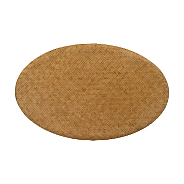 Masuta cafea bambus ovala|Masute cafea din materiale naturale [8]
