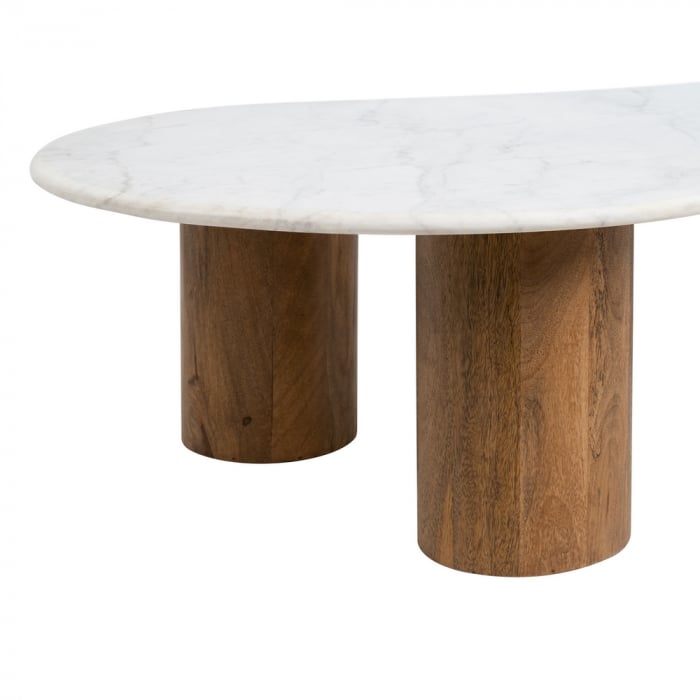 Masuta Cafea Marmura si Lemn CreativDeco - Mobilier Modern Living [7]