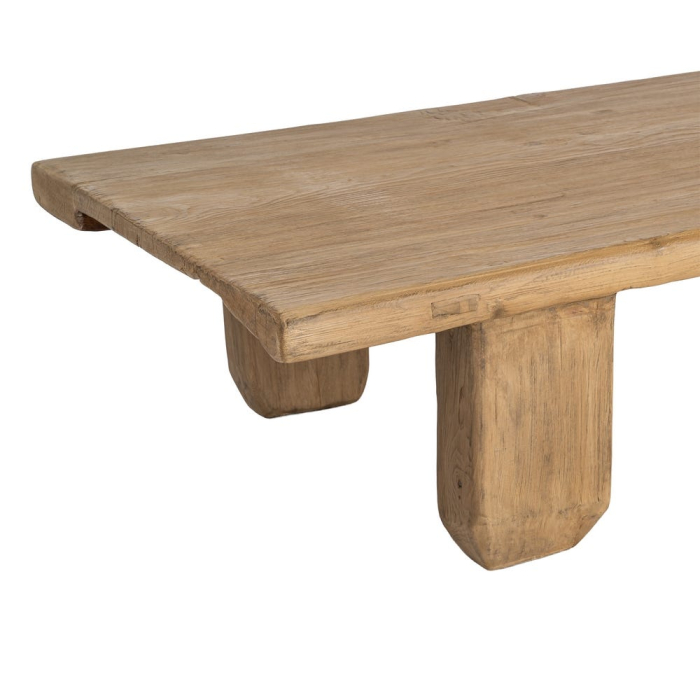 Măsuță de cafea din lemn de pin reciclat 178 cm [5]