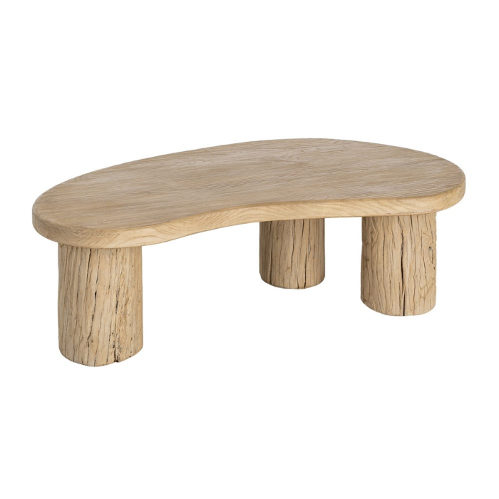 Măsuță de cafea din lemn de ulm reciclat 127 cm [10]