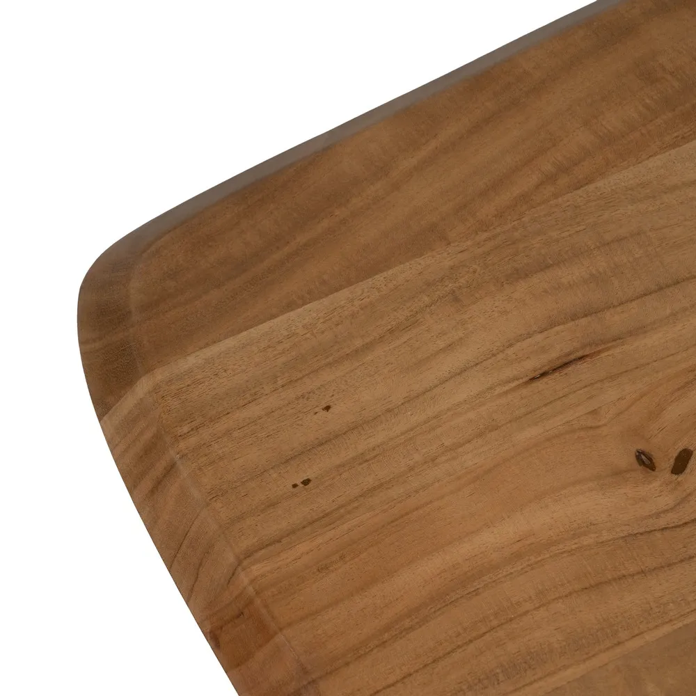 Masuta cafea lemn acacia|Mobilier modern robust [4]