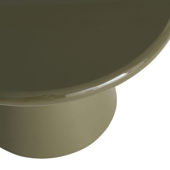 Măsuță de cafea din MDF cu finisaj lucios verde [3]
