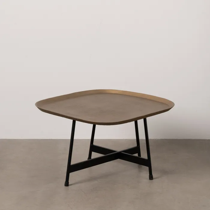 Masă cafea aluminiu fier, decor industrial modern [1]