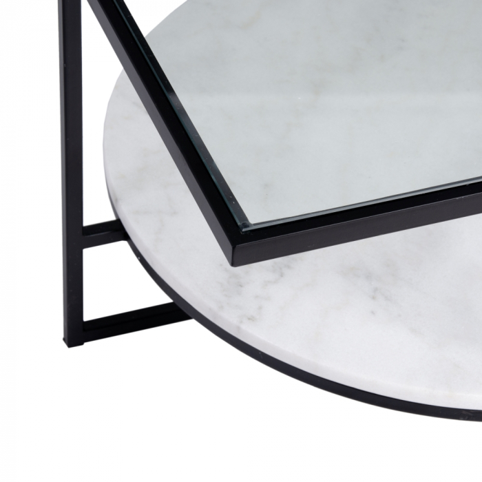 Masuta Marmura si Metal CreativDeco - Decor Contemporan pentru Living [3]