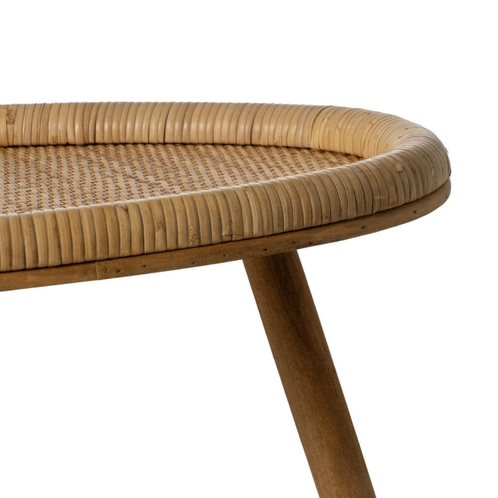 Măsuță de cafea din ratan în stil natural boho [6]