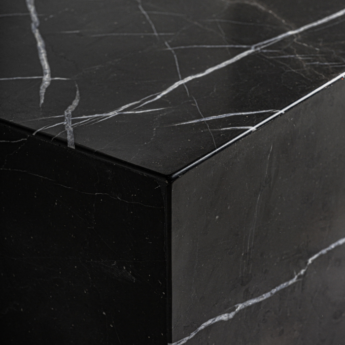 Măsuță de cafea din marmură neagră lucioasă [5]