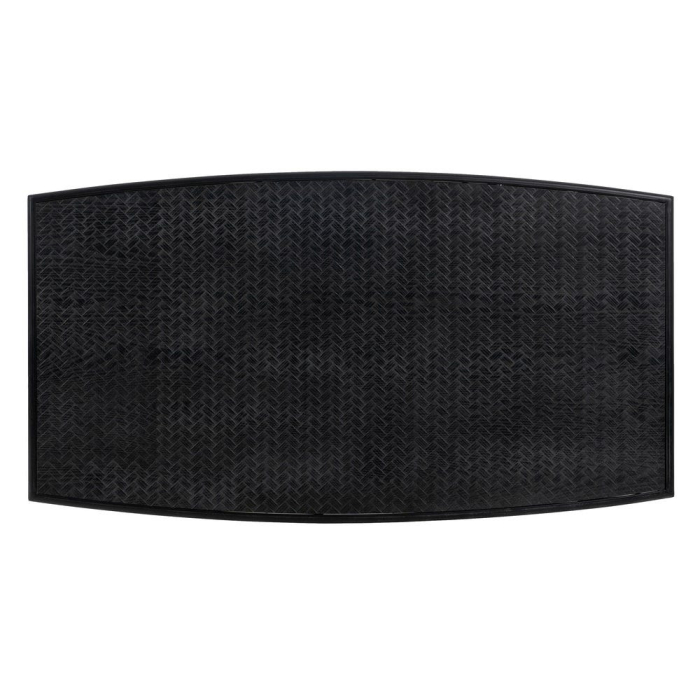 Măsuță de cafea în stil industrial modern din lemn natur și MDF metalizat [9]