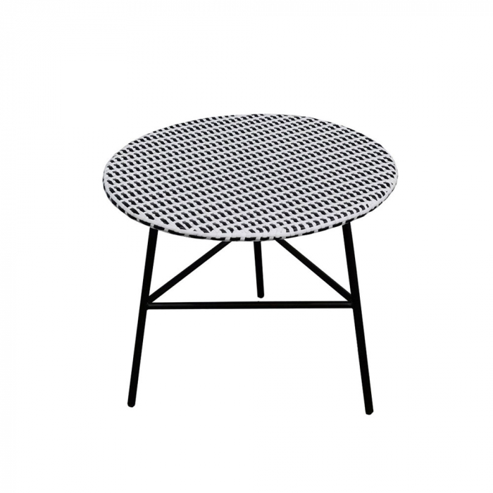 Masuta cafea neagra alba Granada - design modern [2]
