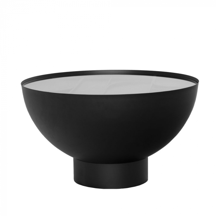 masuta cafea arches sticla negru design modern [3]