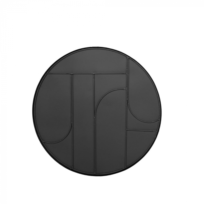 masuta cafea arches sticla negru design modern [2]