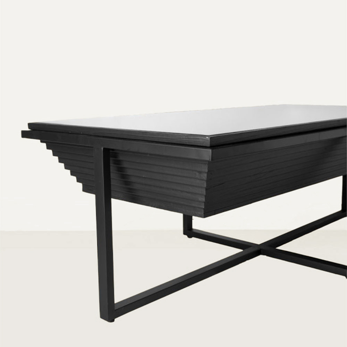 eleganta masuta cafea cheops negru design industrial [4]