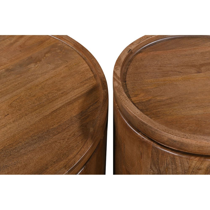 Masuta cafea arab mango nuc lemn masiv living rustic [4]