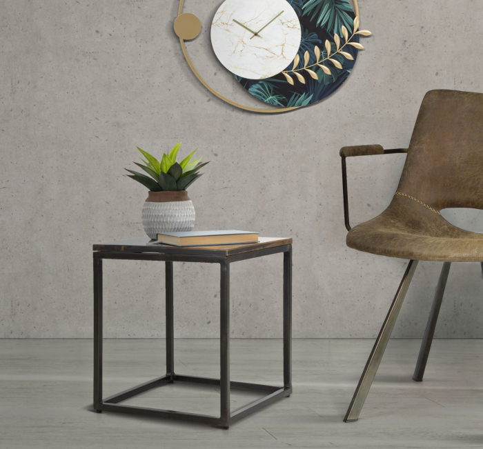Masuta cafea vintage compacta din lemn masiv CreativDeco [6]