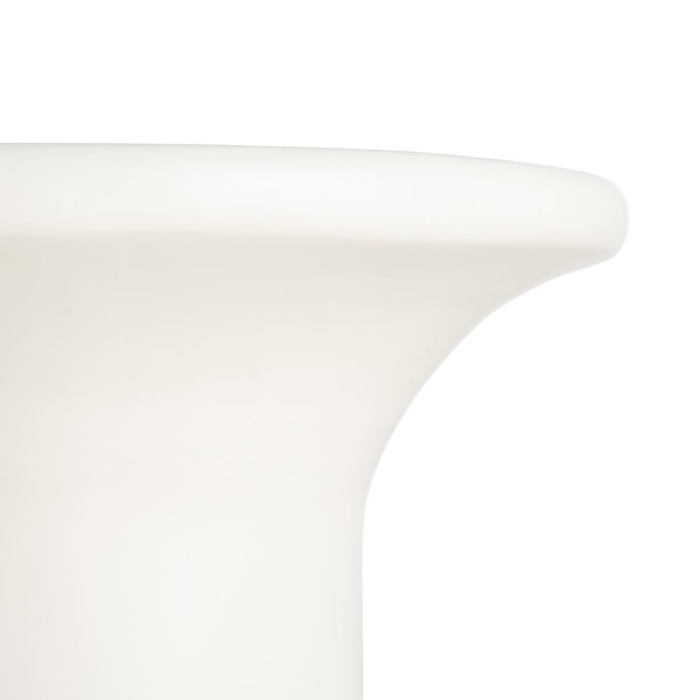 Măsuță de cafea rotundă albă din MDF, design minimalist 59 x 59 x 40 cm [7]