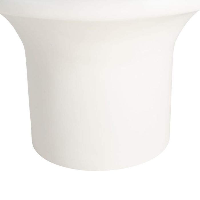 Măsuță de cafea rotundă albă din MDF, design minimalist 59 x 59 x 40 cm [6]