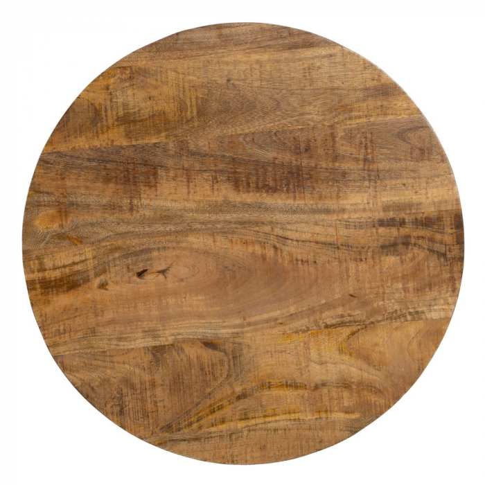 Masuta Cafea Industriala Lemn si Fier CreativDeco - Mobilier Robust Modern [7]