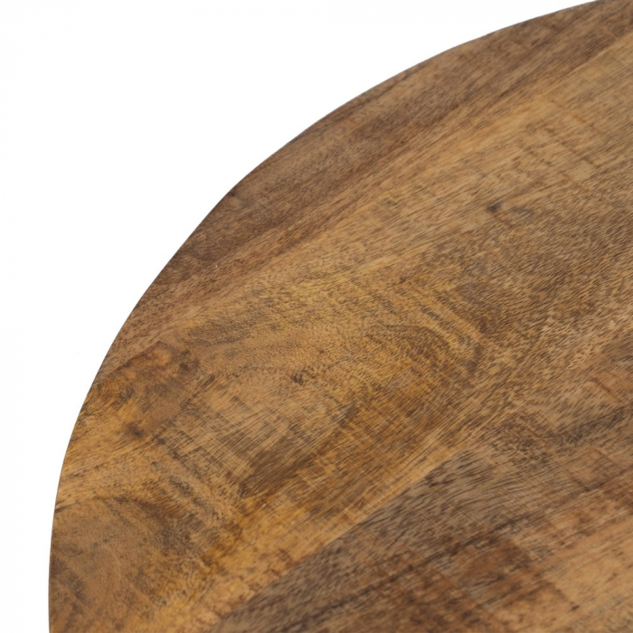 Masuta Cafea Industriala Lemn si Fier CreativDeco - Mobilier Robust Modern [3]