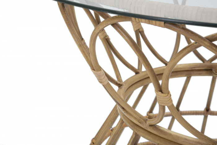 Masuta cafea mare ratan pentru spatii lounge CreativDeco [5]
